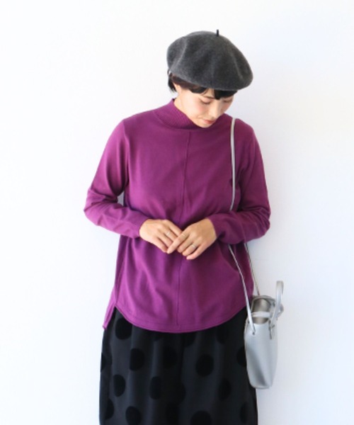 買い物上手さんが買う カラバリニットトップス（ニット/セーター）｜sanpo kuschel（サンポクシェル）