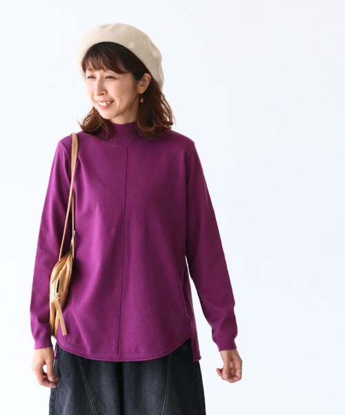 買い物上手さんが買う カラバリニットトップス（ニット/セーター）｜sanpo kuschel（サンポクシェル）