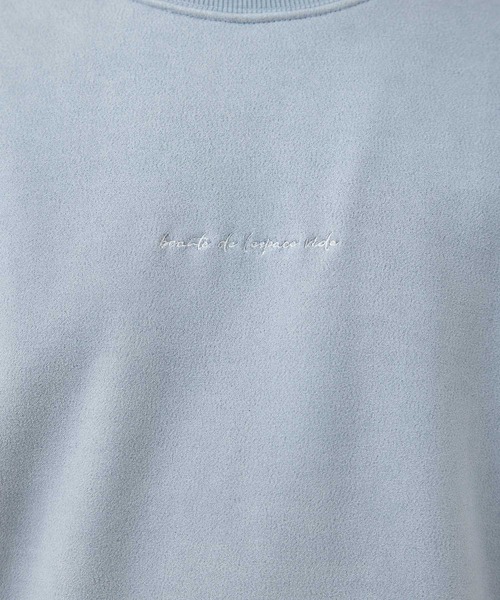  j.n.r.d（ジェー・エヌ・アール・ディー）の「j.n.r.d/スウェードワンポイントレイヤードプルオーバー（Tシャツ/カットソー・メンズ・サックスブルー/キナリ/ライトグリーン・L/LL/M）」の16枚目の写真