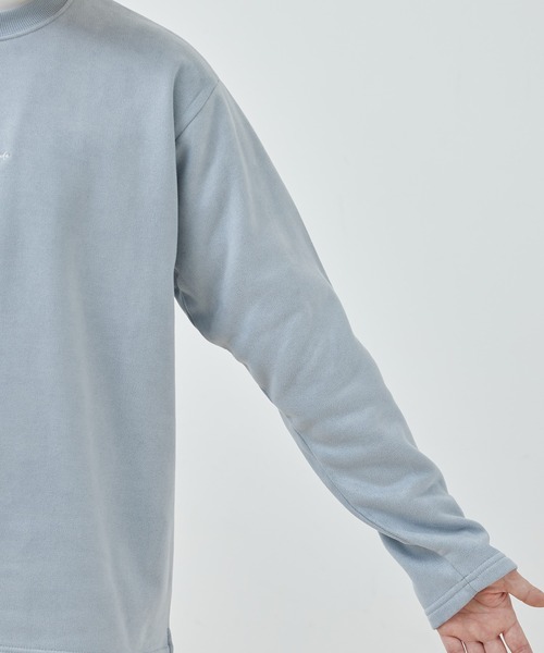  j.n.r.d（ジェー・エヌ・アール・ディー）の「j.n.r.d/スウェードワンポイントレイヤードプルオーバー（Tシャツ/カットソー・メンズ・サックスブルー/キナリ/ライトグリーン・L/LL/M）」の17枚目の写真