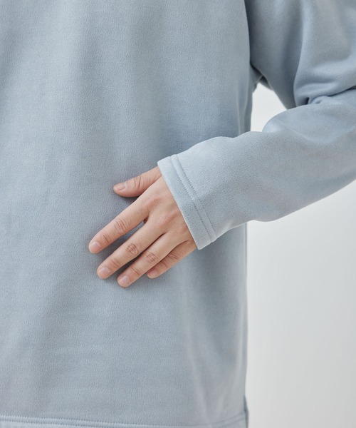  j.n.r.d（ジェー・エヌ・アール・ディー）の「j.n.r.d/スウェードワンポイントレイヤードプルオーバー（Tシャツ/カットソー・メンズ・サックスブルー/キナリ/ライトグリーン・L/LL/M）」の18枚目の写真