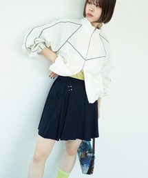 Ray BEAMS | Ray BEAMS / ピンストライプ プリーツ ミニ スカート(スカート)