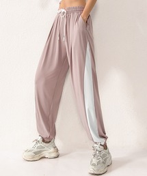 その他パンツ（ピンク/桃色系・裾リブ・ゴム）ファッション通販