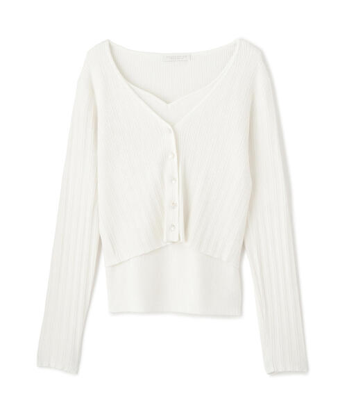 PROPORTION BODY DRESSING(プロポーションボディドレッシング)の「アンサンブルニットセット / 1214170212(ニット/セーター・レディース・ブラック/ホワイト系その他/ブルー・SMALL/MEDIUM)」の17枚目の写真