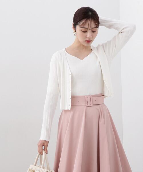 PROPORTION BODY DRESSING(プロポーションボディドレッシング)の「アンサンブルニットセット / 1214170212(ニット/セーター・レディース・ブラック/ホワイト系その他/ブルー・SMALL/MEDIUM)」の13枚目の写真