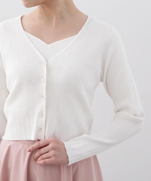 PROPORTION BODY DRESSING(プロポーションボディドレッシング)の「アンサンブルニットセット / 1214170212(ニット/セーター・レディース・ブラック/ホワイト系その他/ブルー・SMALL/MEDIUM)」の20枚目の写真