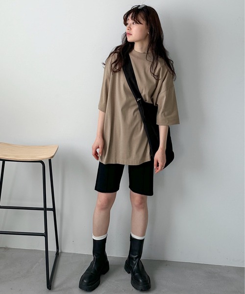 カットリブバイカーパンツ（その他パンツ）｜feepur