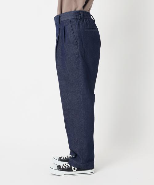 417 EDIFICE（フォーワンセブンエディフィス）の「デニム 2タック イージーパンツ（デニムパンツ・メンズ・ブラック/ホワイト/ブラウン/ブルー・SMALL/MEDIUM/LARGE）」の11枚目の写真