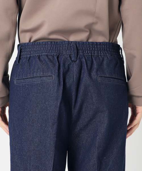 417 EDIFICE（フォーワンセブンエディフィス）の「デニム 2タック イージーパンツ（デニムパンツ・メンズ・ブラック/ホワイト/ブラウン/ブルー・SMALL/MEDIUM/LARGE）」の13枚目の写真