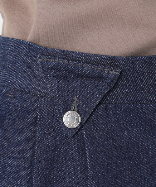 417 EDIFICE（フォーワンセブンエディフィス）の「デニム 2タック イージーパンツ（デニムパンツ・メンズ・ブラック/ホワイト/ブラウン/ブルー・SMALL/MEDIUM/LARGE）」の18枚目の写真