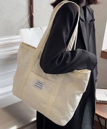 Miniministore（ミニミニストア）の「コーデュロイ トートバッグ 大容量カバン（トートバッグ）」