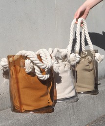 minia | ロープクリアバケツバッグ(ハンドバッグ)