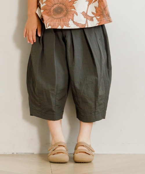 MAKE YOUR DAY(メイクユアデイ)の「6分丈バルーンパンツ■80~140cm(その他パンツ・キッズ・アイボリー/チャコールグレー/オリーブ/ベージュ・140/130/80/120/110/100/90)」の22枚目の写真