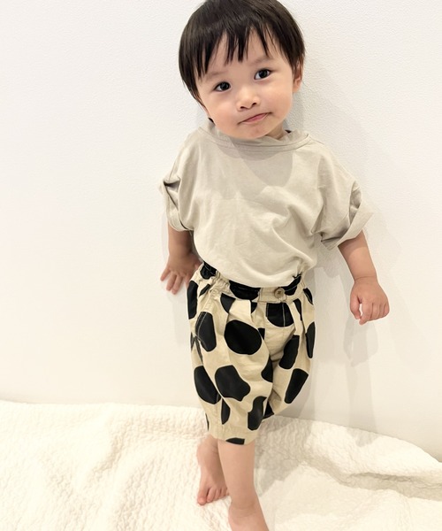 MAKE YOUR DAY(メイクユアデイ)の「6分丈バルーンパンツ■80~140cm(その他パンツ・キッズ・アイボリー/チャコールグレー/オリーブ/ベージュ・140/130/80/120/110/100/90)」の7枚目の写真