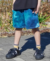 PAIRMANON STREET（ペアマノンストリート）の「【PAIRMANON STREET】裏毛 タイダイ染 総柄 ショーツ ハーフ パンツ（その他パンツ・キッズ）」