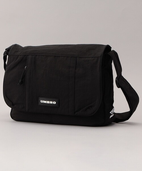 FREAK'S STORE(フリークスストア)の「UMBRO × FREAK'S STORE/アンブロ 別注 ショルダースクエアバッグ(メッセンジャーバッグ・レディース・ブラック/ナチュラル・ONE SIZE)」の5枚目の写真