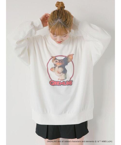 ehka sopo(エヘカソポ)の「【WarnerBros.】プリントスウェット(Tシャツ/カットソー・レディース・グリーン/ピンク/サックスブルー/ブラック/オフホワイト・F)」の2枚目の写真