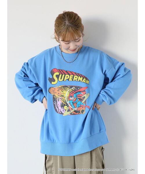 ehka sopo(エヘカソポ)の「【WarnerBros.】プリントスウェット(Tシャツ/カットソー・レディース・グリーン/ピンク/サックスブルー/ブラック/オフホワイト・F)」の4枚目の写真