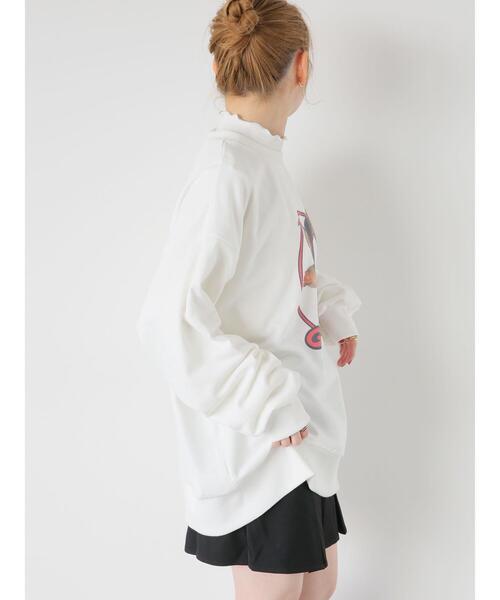 ehka sopo(エヘカソポ)の「【WarnerBros.】プリントスウェット(Tシャツ/カットソー・レディース・グリーン/ピンク/サックスブルー/ブラック/オフホワイト・F)」の10枚目の写真