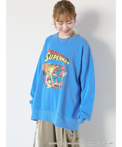 ehka sopo(エヘカソポ)の「【WarnerBros.】プリントスウェット(Tシャツ/カットソー・レディース・グリーン/ピンク/サックスブルー/ブラック/オフホワイト・F)」の17枚目の写真