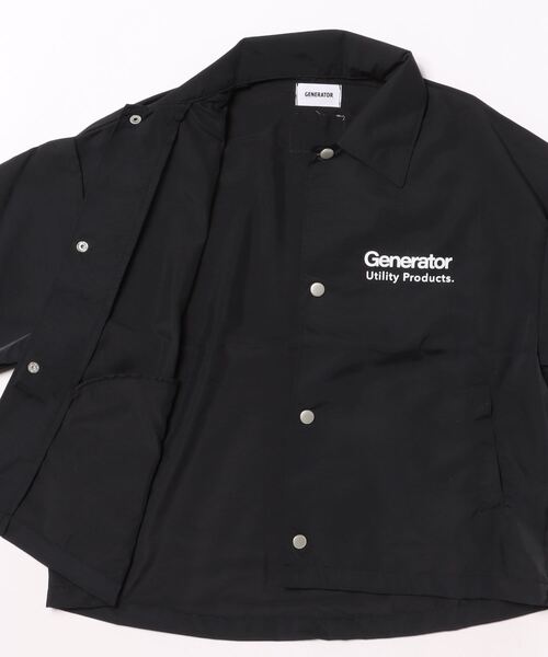 GENERATOR(ジェネレーター)の「GENERATOR/ジェネレーター コーチJK(ナイロンジャケット・キッズ・イエロー/グリーン/ブラック・M/L/XL)」の5枚目の写真