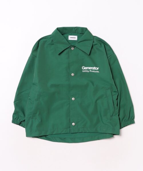 GENERATOR(ジェネレーター)の「GENERATOR/ジェネレーター コーチJK(ナイロンジャケット・キッズ・イエロー/グリーン/ブラック・M/L/XL)」の7枚目の写真