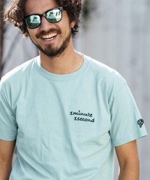 1minute 1second | mt8897- cursive embroidery dry cotton cut &sewn Tシャツ(Tシャツ/カットソー)