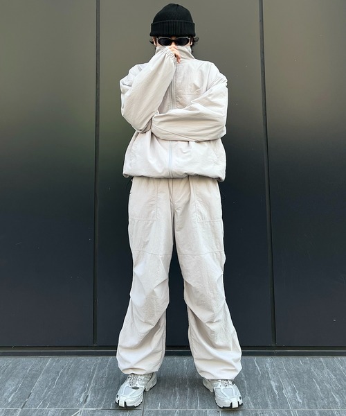 Confirm（コンファーム）の「【セットアップ対応】ゴープコア ドロスト ダブルジップブルゾン ナイロンジャケット【Confirm】（ナイロンジャケット・メンズ・ブラック/ライトグレー・M/L）」の3枚目の写真