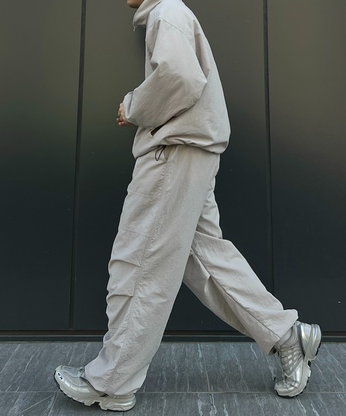 Confirm（コンファーム）の「【セットアップ対応】ゴープコア ドロスト ダブルジップブルゾン ナイロンジャケット【Confirm】（ナイロンジャケット・メンズ・ブラック/ライトグレー・M/L）」の8枚目の写真