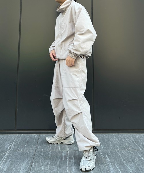 Confirm（コンファーム）の「【セットアップ対応】ゴープコア ドロスト ダブルジップブルゾン ナイロンジャケット【Confirm】（ナイロンジャケット・メンズ・ブラック/ライトグレー・M/L）」の6枚目の写真