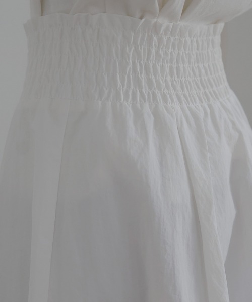 hellam(へラム)の「ギャザーフレアZIPスカート(スカート・レディース・ブラック/チャコール/ホワイト・FREE)」の19枚目の写真