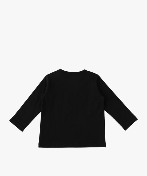 agnes b.(アニエスベー)の「ベビー ロゴ コットン 長袖 Tシャツ(Tシャツ/カットソー・キッズ・ブラック・2YEAR/18M/1YEAR)」の2枚目の写真