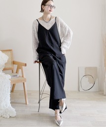 ECRIRE | 【ECRIRE by 陽】バックリボンサロペット【セットアップ対応】(ワンピース)