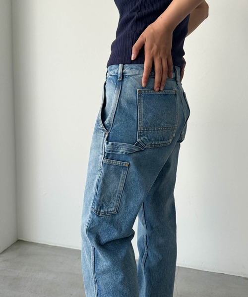 CANAL JEAN（キャナルジーン）の「YA-YA ペインターデニムパンツ