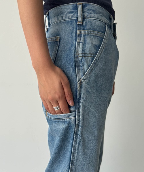 mm　CANAL JEAN キャナルジーン セール】ツータックワイドストレートパンツ（その他パンツ