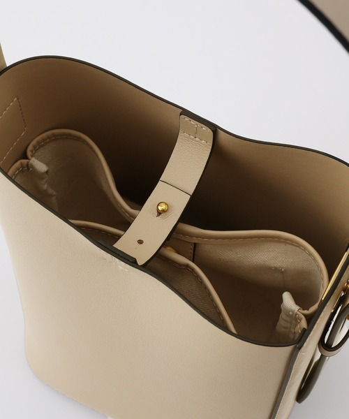 ROPE'（ロペ）の「Agnes Bag （アグネス バッグ）（ハンドバッグ・レディース・ベージュ/ブラック・FREE）」の6枚目の写真