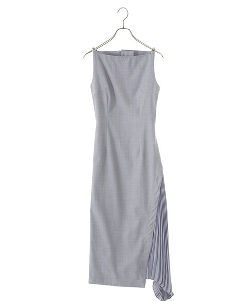 Rokh / ロク：【レディース】SIDE PLEATS DETAILED DRESS：R6CA315[ANN]（ワンピース）｜rokh（ロク）