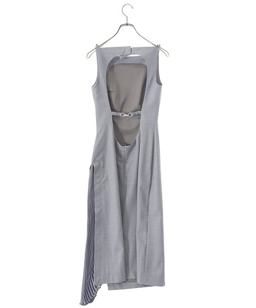 rokh（ロク）の「Rokh / ロク：SIDE PLEATS DETAILED DRESS：R6CA315[ANN]（ワンピース・レディース・グレー系その他・36）」の6枚目の写真