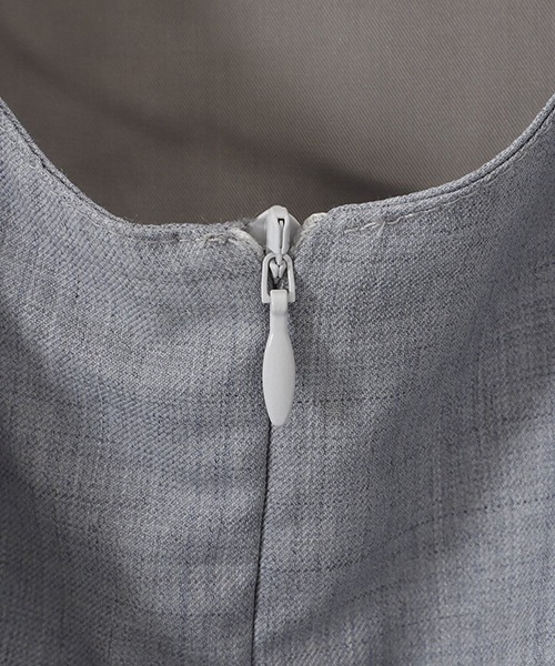 rokh（ロク）の「Rokh / ロク：SIDE PLEATS DETAILED DRESS：R6CA315[ANN]（ワンピース・レディース・グレー系その他・36）」の4枚目の写真