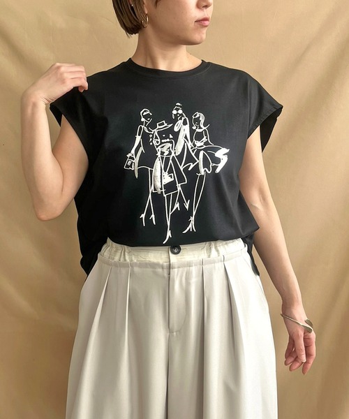 イラストプリントTシャツ LHELBIE│Eimee Law & LHELBIE 公式