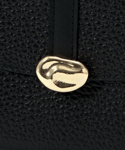 ジェムイル スムースミニウォレット ブラック gemeil 財布 ミニスムースウォレット(SO-424) レディース