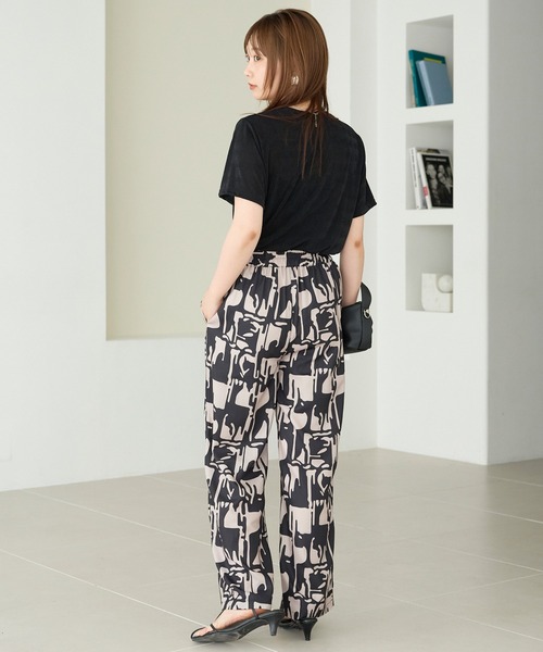 LAVEANGE（ラビアンジェ）の「シャイニーTシャツ（Tシャツ/カットソー・レディース・オレンジ/ブラウン/ブラック/グリーン・M/LL/3L/4L/5L）」の16枚目の写真