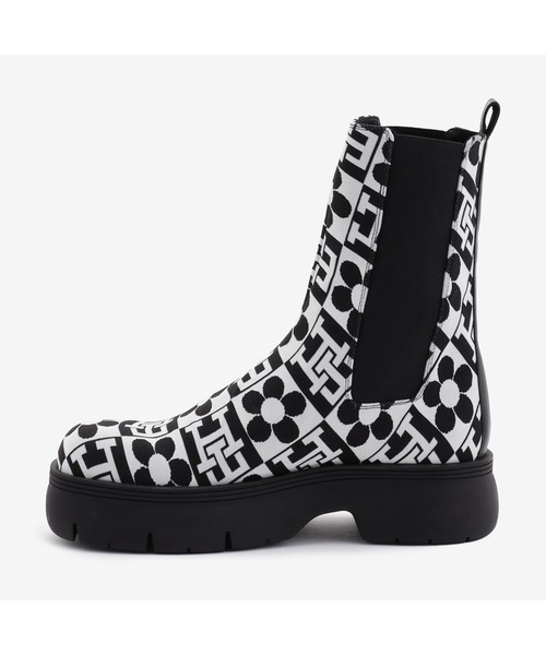 TOMMY HILFIGER(トミーヒルフィガー)の「TH X RQ モノグラムチェルシーブーツ(ブーツ・メンズ・マルチ・28cm/27.5cm/26.5cm/26cm)」の3枚目の写真