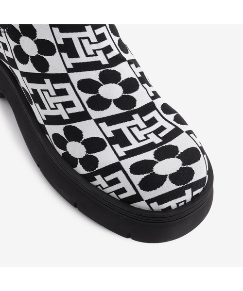 TOMMY HILFIGER(トミーヒルフィガー)の「TH X RQ モノグラムチェルシーブーツ(ブーツ・メンズ・マルチ・28cm/27.5cm/26.5cm/26cm)」の6枚目の写真