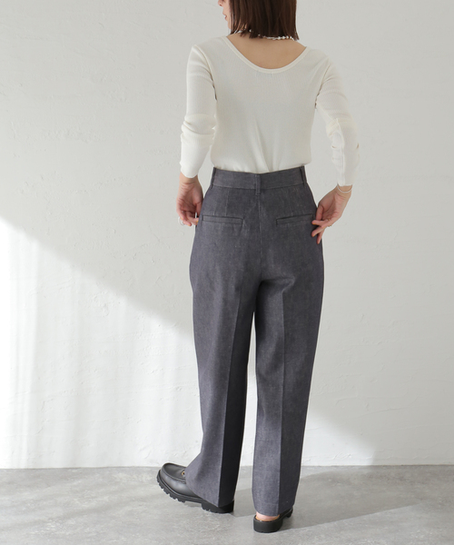 journal standard L'essage(ジャーナルスタンダードレサージュ)の「《追加3》カミーノテレコプルオーバー(Tシャツ/カットソー・レディース・グレー/ブラック系その他/ホワイト系その他・FREE)」の12枚目の写真