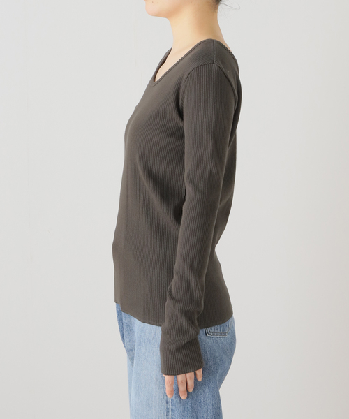 journal standard L'essage(ジャーナルスタンダードレサージュ)の「《追加3》カミーノテレコプルオーバー(Tシャツ/カットソー・レディース・グレー/ブラック系その他/ホワイト系その他・FREE)」の17枚目の写真