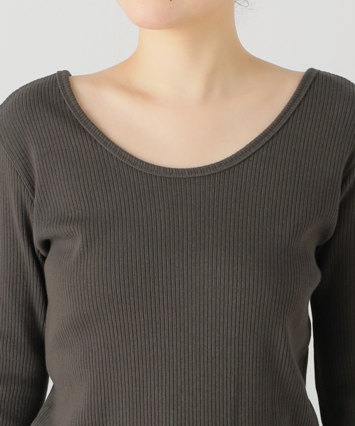 journal standard L'essage(ジャーナルスタンダードレサージュ)の「《追加3》カミーノテレコプルオーバー(Tシャツ/カットソー・レディース・グレー/ブラック系その他/ホワイト系その他・FREE)」の19枚目の写真