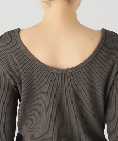 journal standard L'essage(ジャーナルスタンダードレサージュ)の「《追加3》カミーノテレコプルオーバー(Tシャツ/カットソー・レディース・グレー/ブラック系その他/ホワイト系その他・FREE)」の20枚目の写真