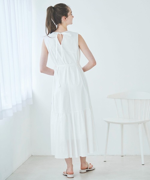 31 Sons de mode(トランテアン ソン ドゥ モード)の「ノースリカラーワンピース(ワンピース・レディース・イエロー/ピンク/ブラック/オフホワイト・36)」の5枚目の写真