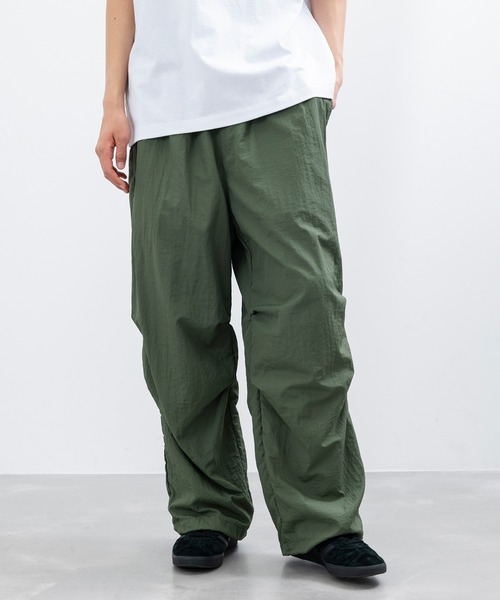JUNRED(ジュンレッド)の「ナイロンワッシャーパラシュートパンツ(カーゴパンツ・メンズ・カーキ/ブラック/グレー・M/L)」の14枚目の写真